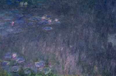 Waterlilies: Reflections of Trees (detail) by Claude Monet